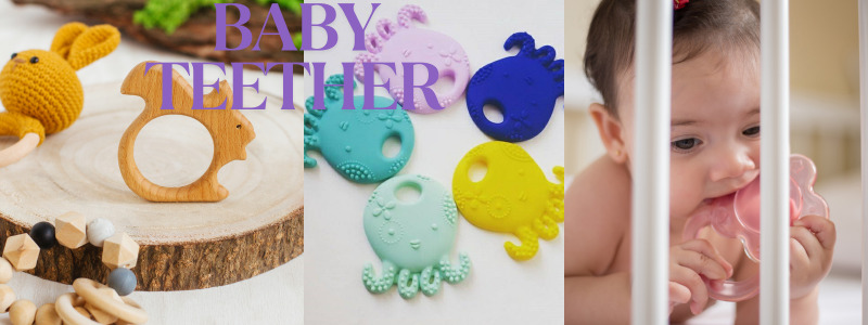 Baby teether 6-12 months soft
