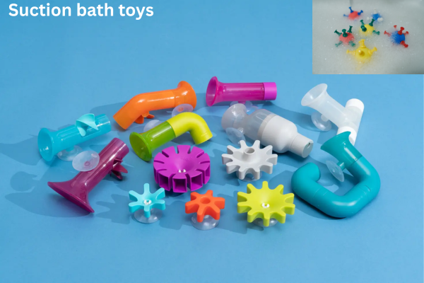 Suction bath toys